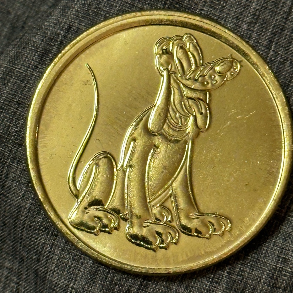 Disney Gold Coin with Castle Design - Picture 2 of 4